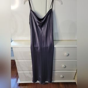 Satin bebe slip dress